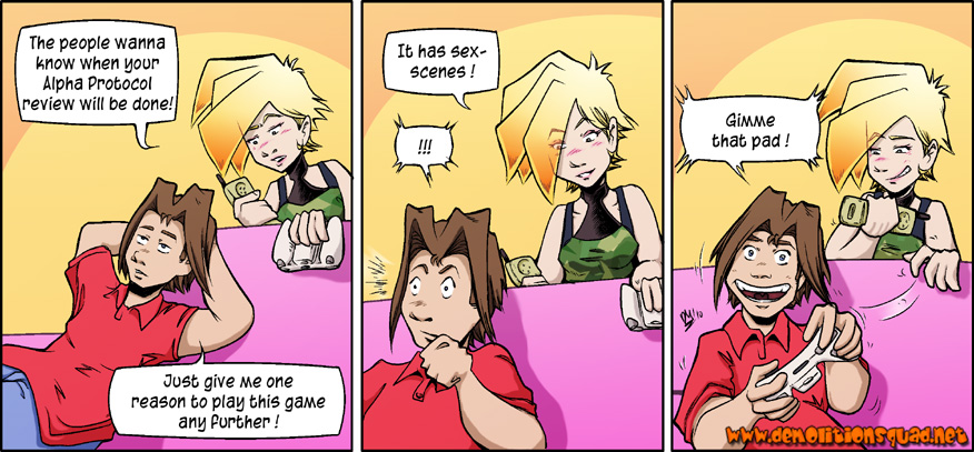 Alpha Protocol Webcomic