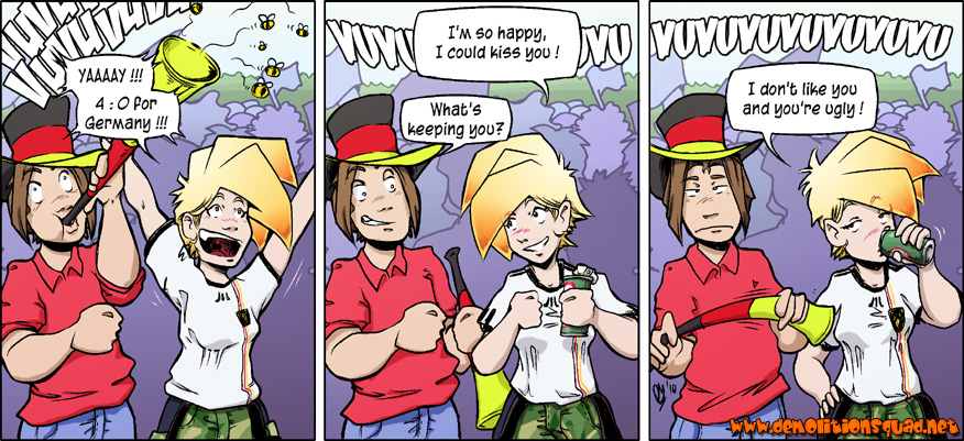 World Cup Quarter-Finals Germany Argentinia Webcomic