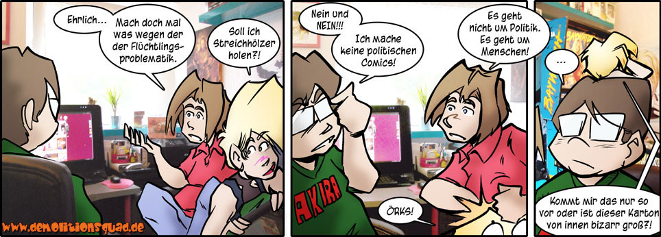 Flüchtlingscomic