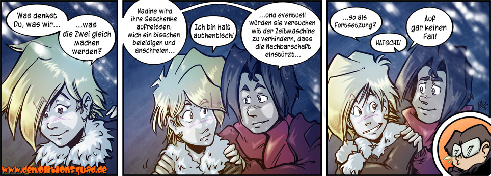 Manga Zeichenlernkurs Adventskalender - offen für alle, Armer Geddon | Eine DSQ Weihnachtsgeschichte - Kapitel 7 (78)